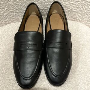 Loft black loafers size 10